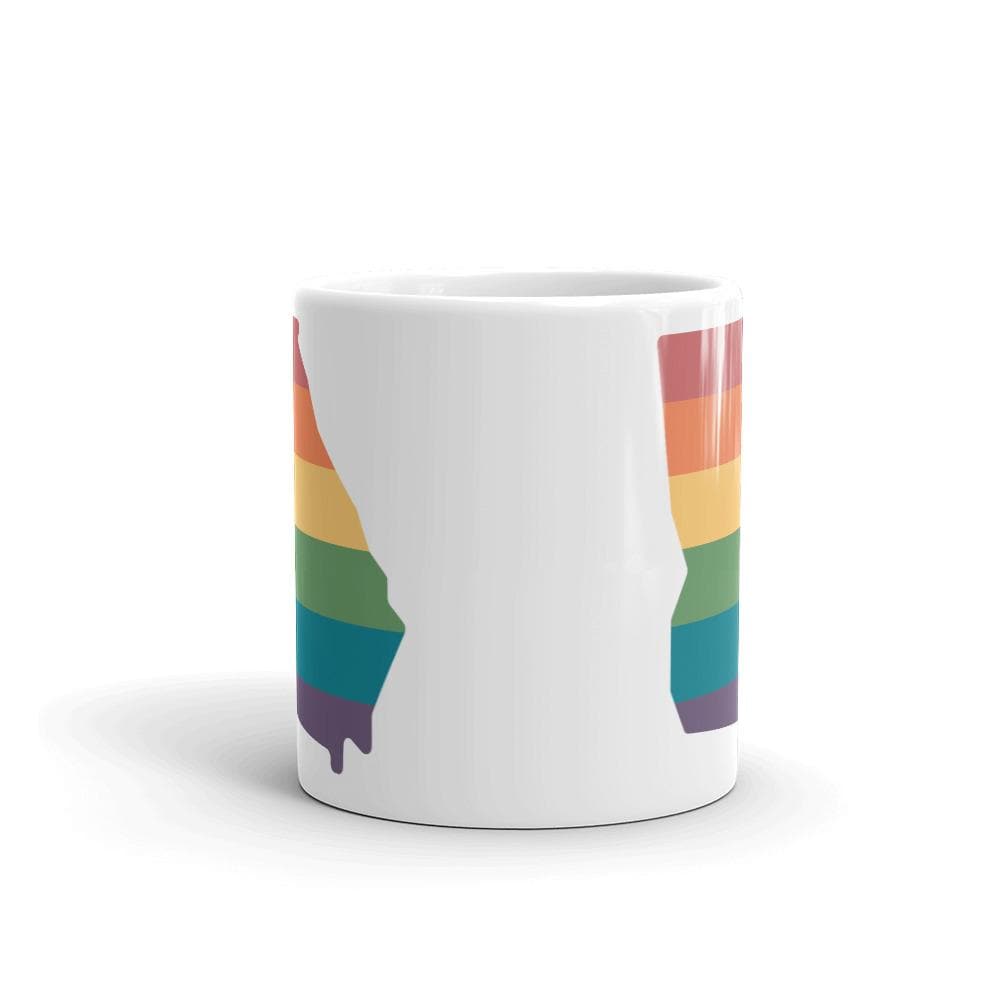 Tasse arc-en-ciel de Géorgie