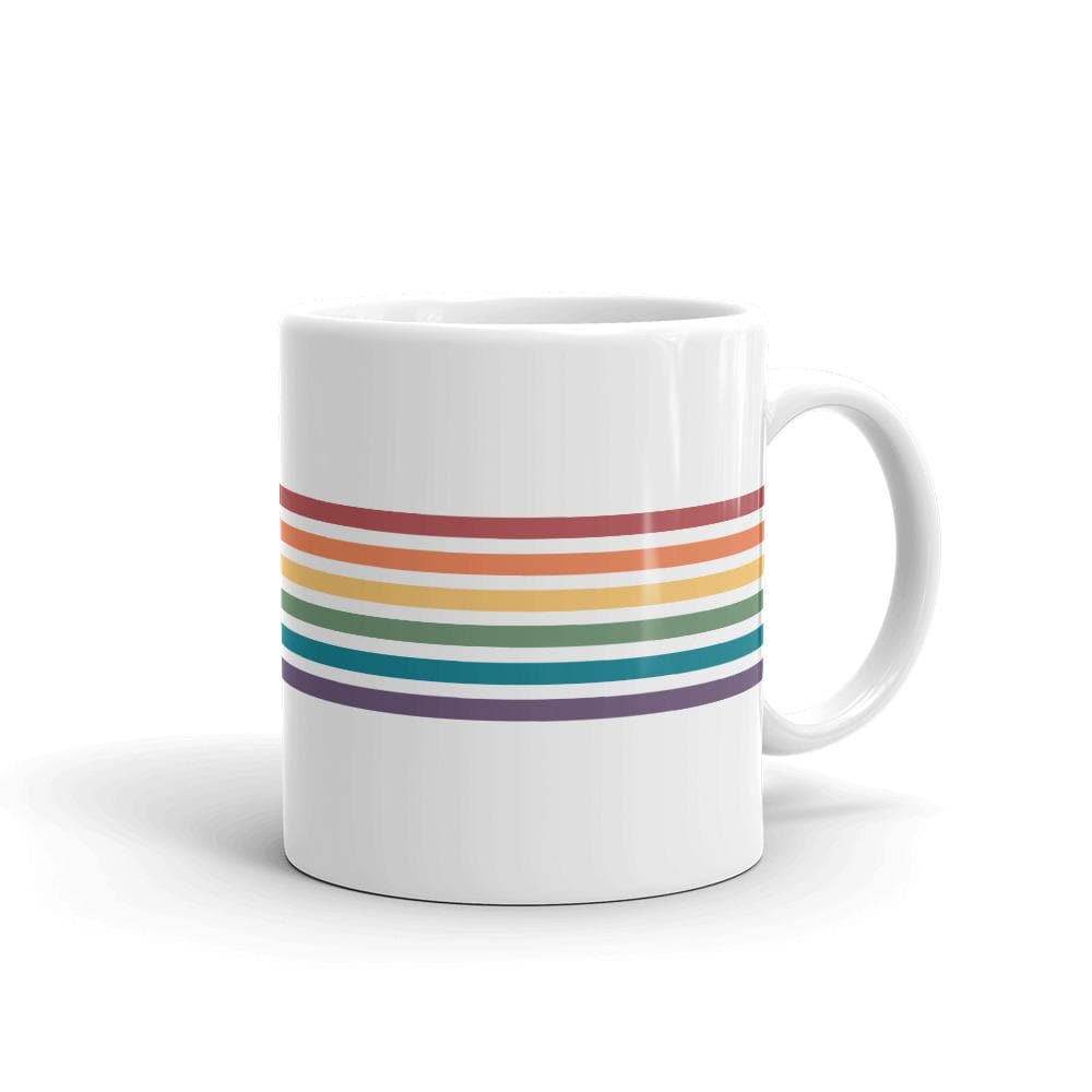 Rainbow Stripes Mug