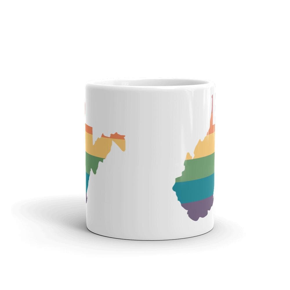Tasse arc-en-ciel de Virginie-Occidentale