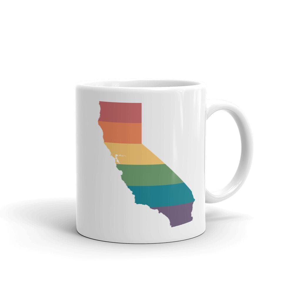 Taza arcoiris de california