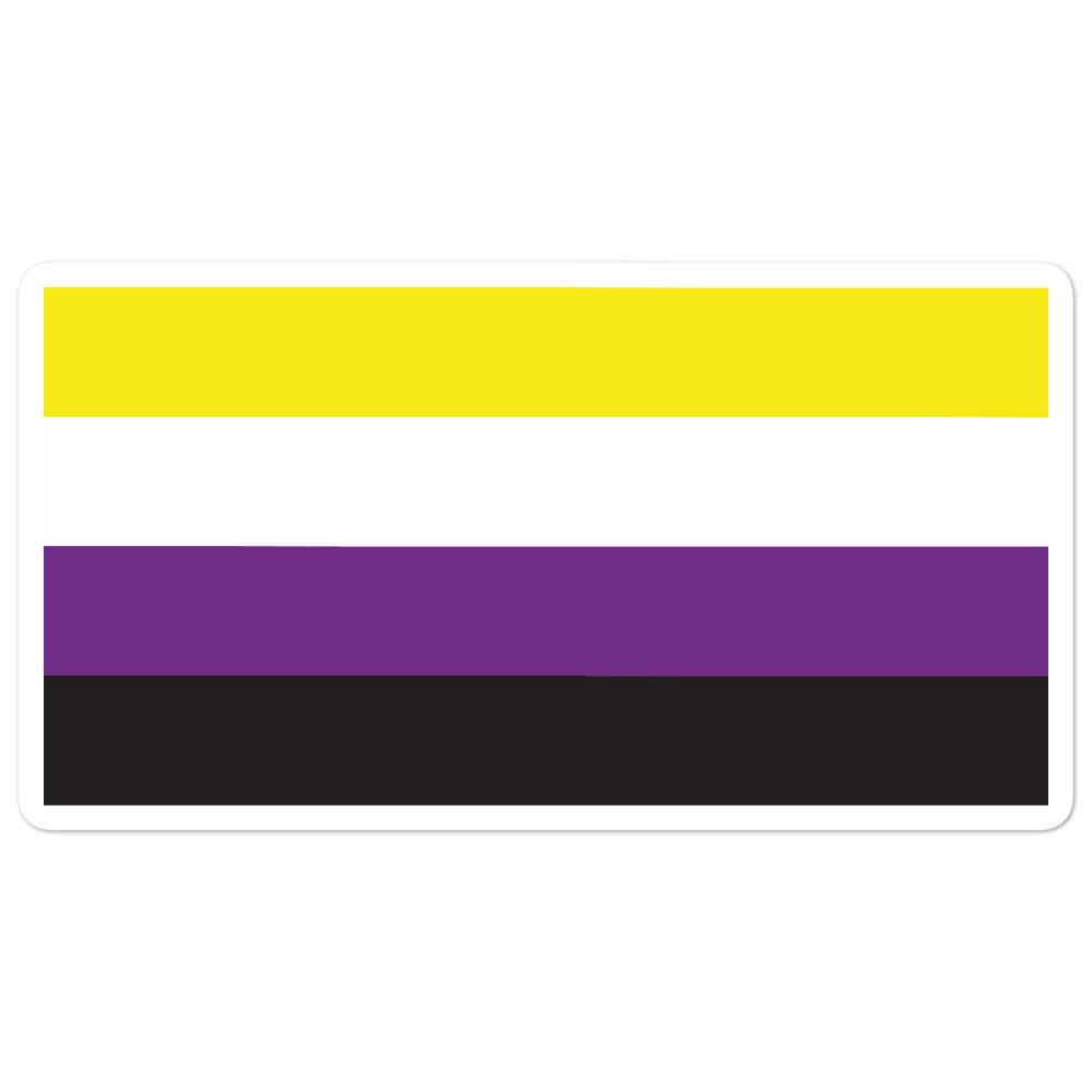 Non-Binary Flag Stickers