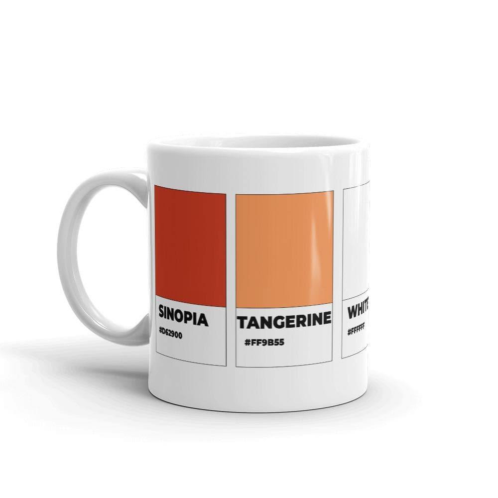 Taza de colores lésbicos