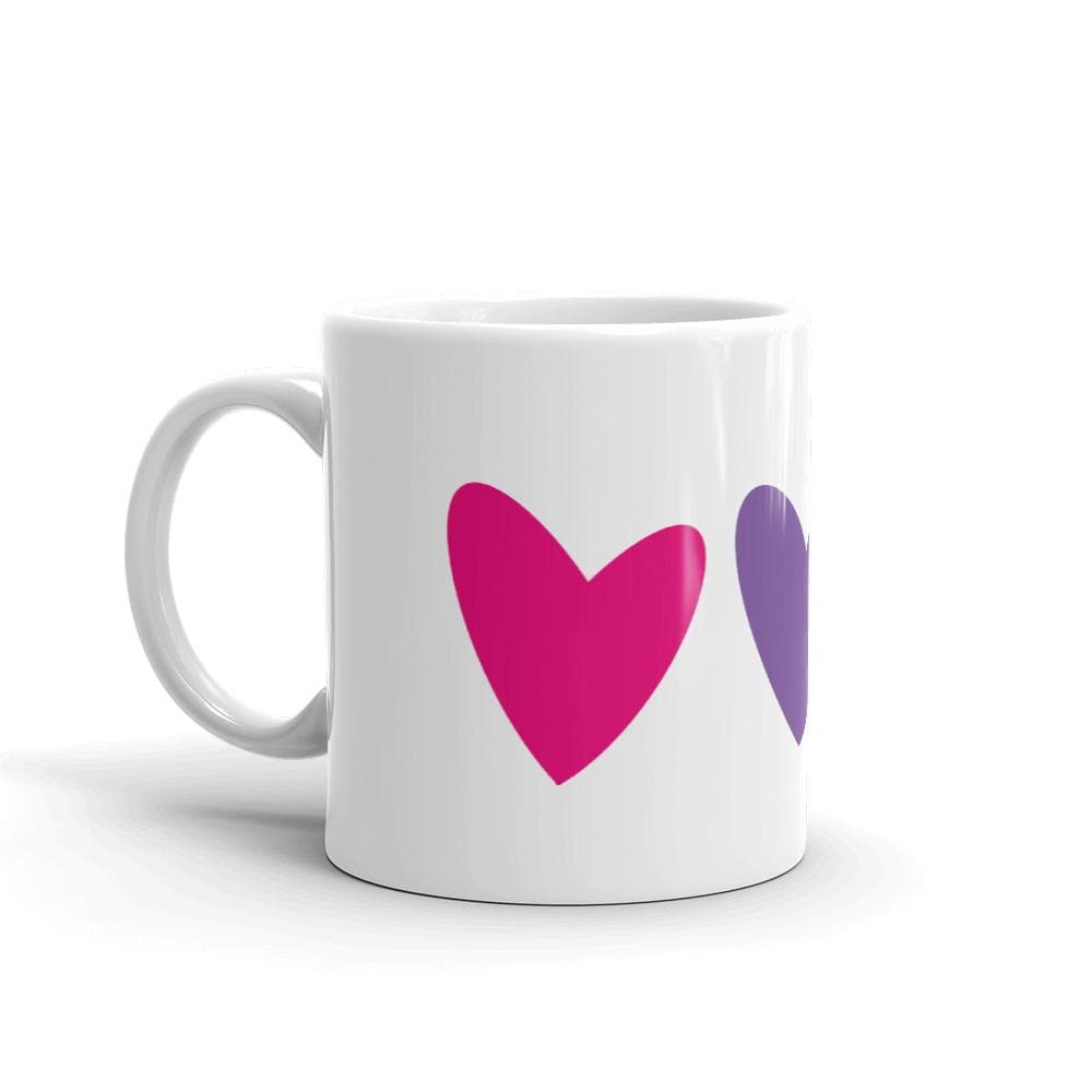 Bisexual Hearts Mug