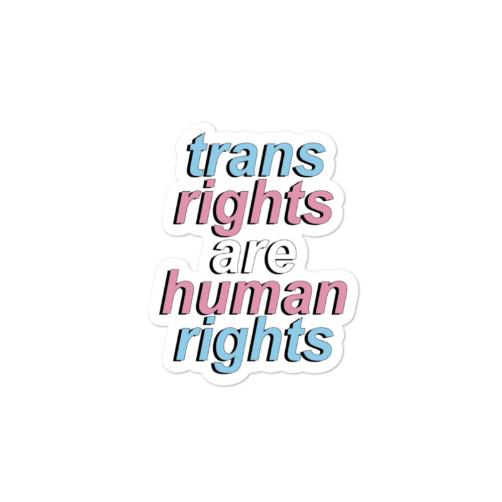 Trans Rights Are Human Rights Stickers