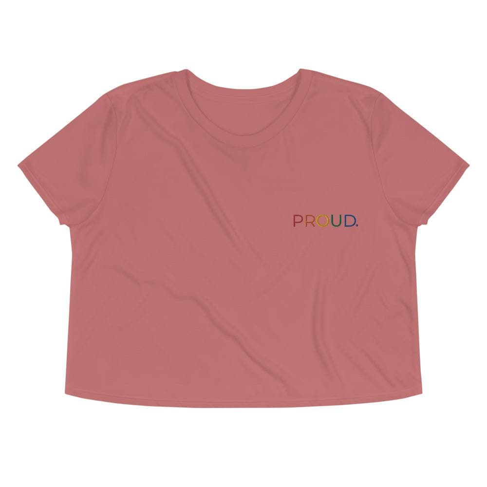 Proud Embroidered Crop Top