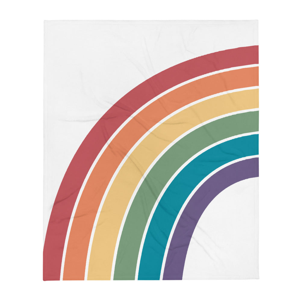 Rainbow Throw Blanket