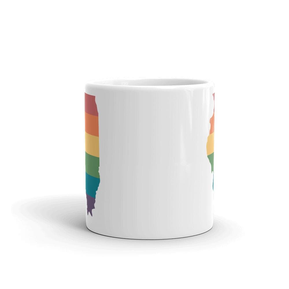 Tasse arc-en-ciel de l'Illinois