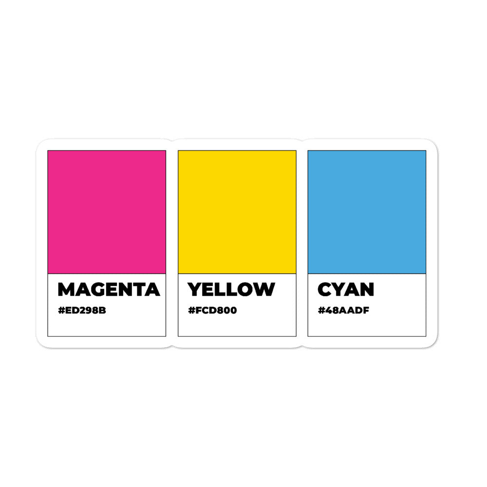 Pansexual Colors Stickers