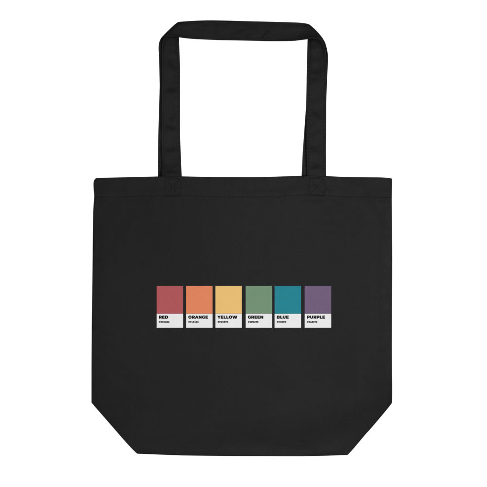 Bolsa de tela orgánica de colores gay
