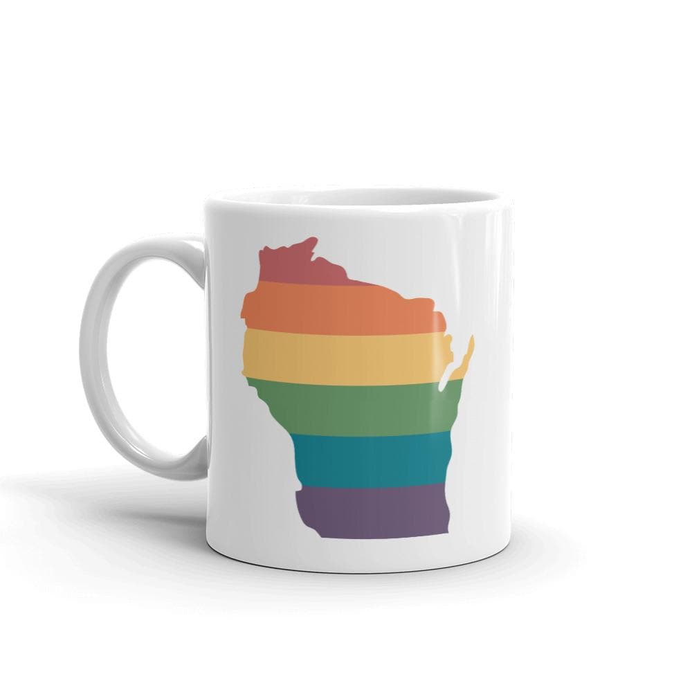 Wisconsin Rainbow Mug