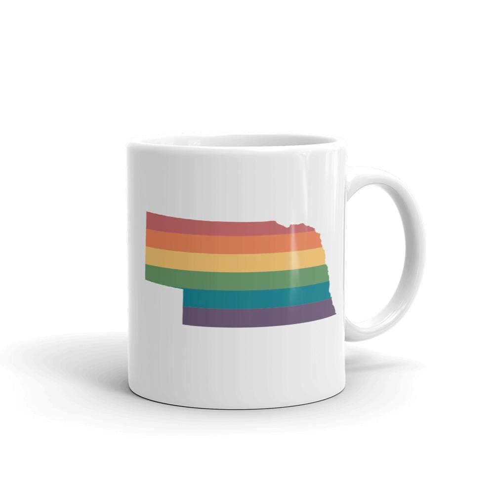 Taza arcoiris de Nebraska