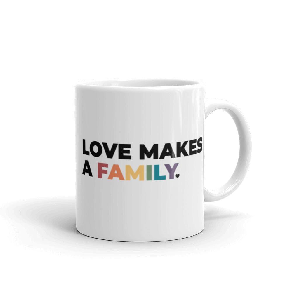 Taza El amor hace una familia