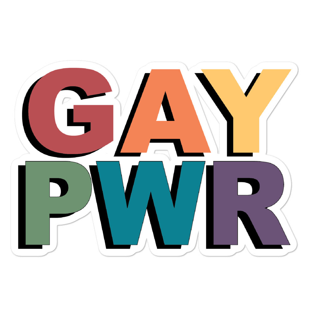 Pegatinas GAY PWR