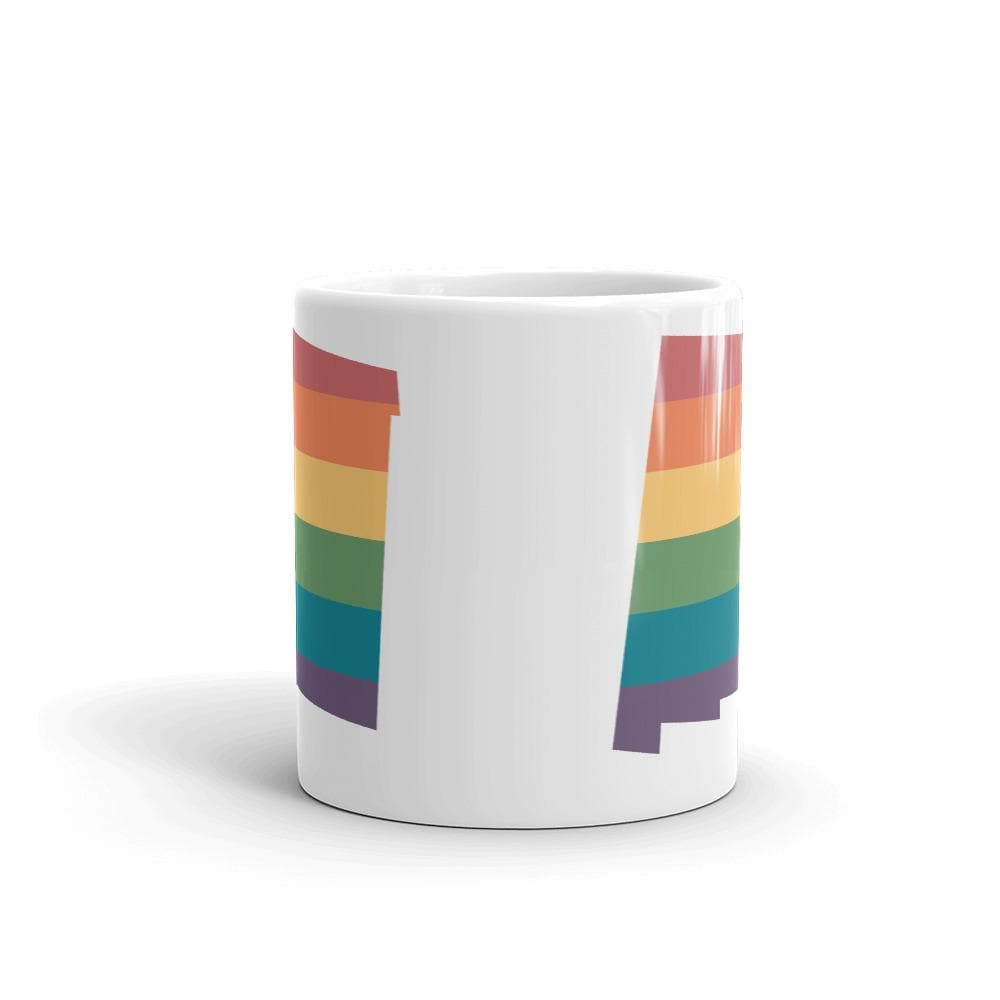 Tasse arc-en-ciel du Nouveau-Mexique