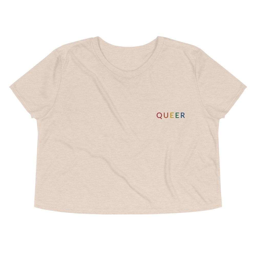 Queer Embroidered Crop Top