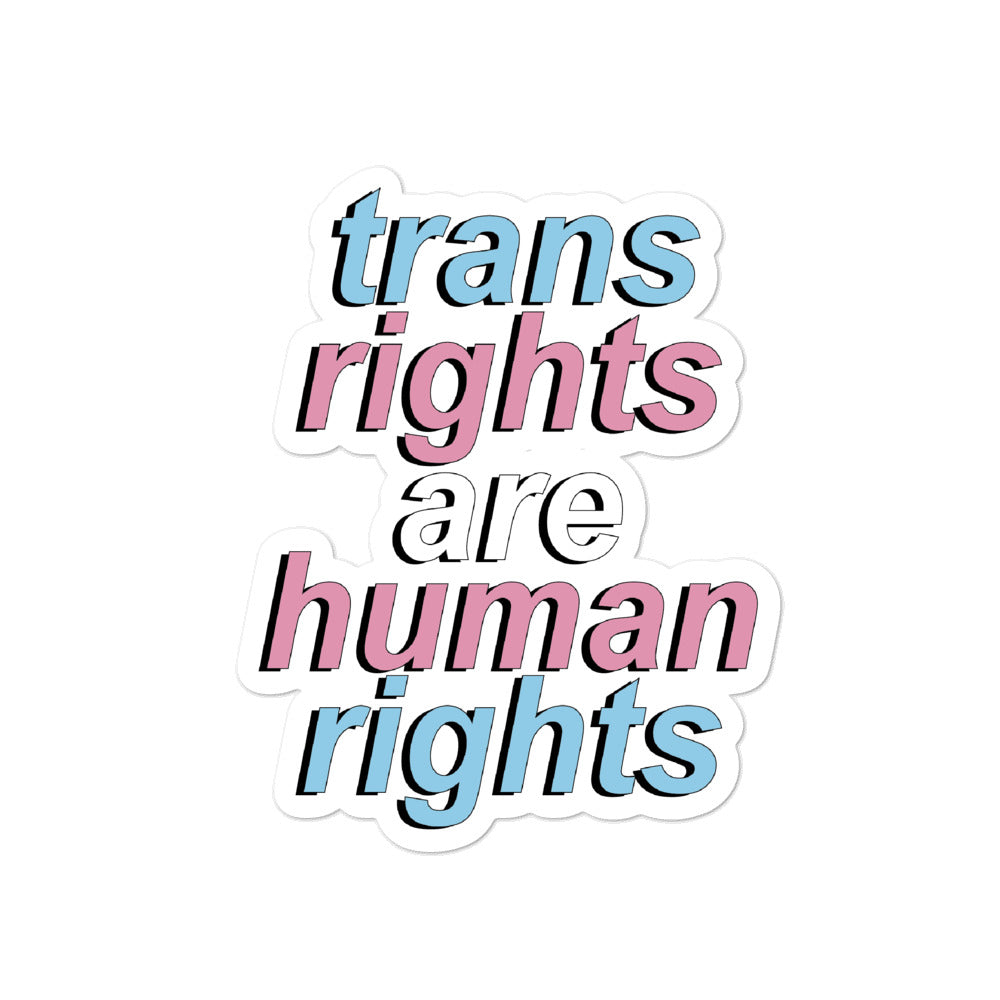 Trans Rights Are Human Rights Stickers