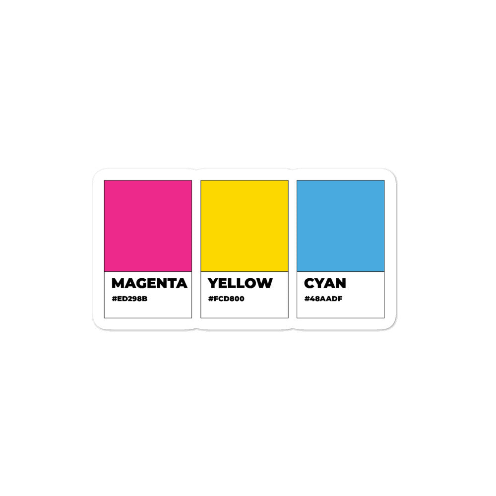 Pansexual Colors Stickers