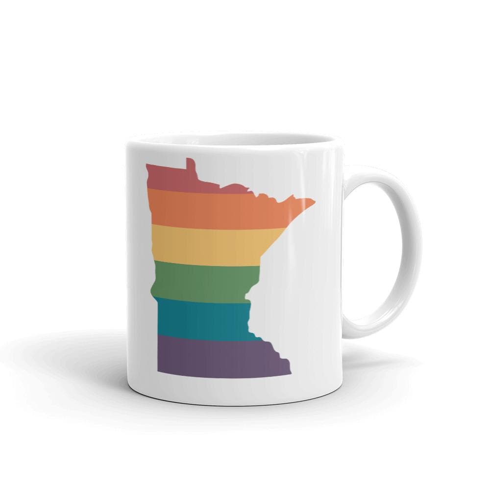 Taza con el arcoíris de Minnesota