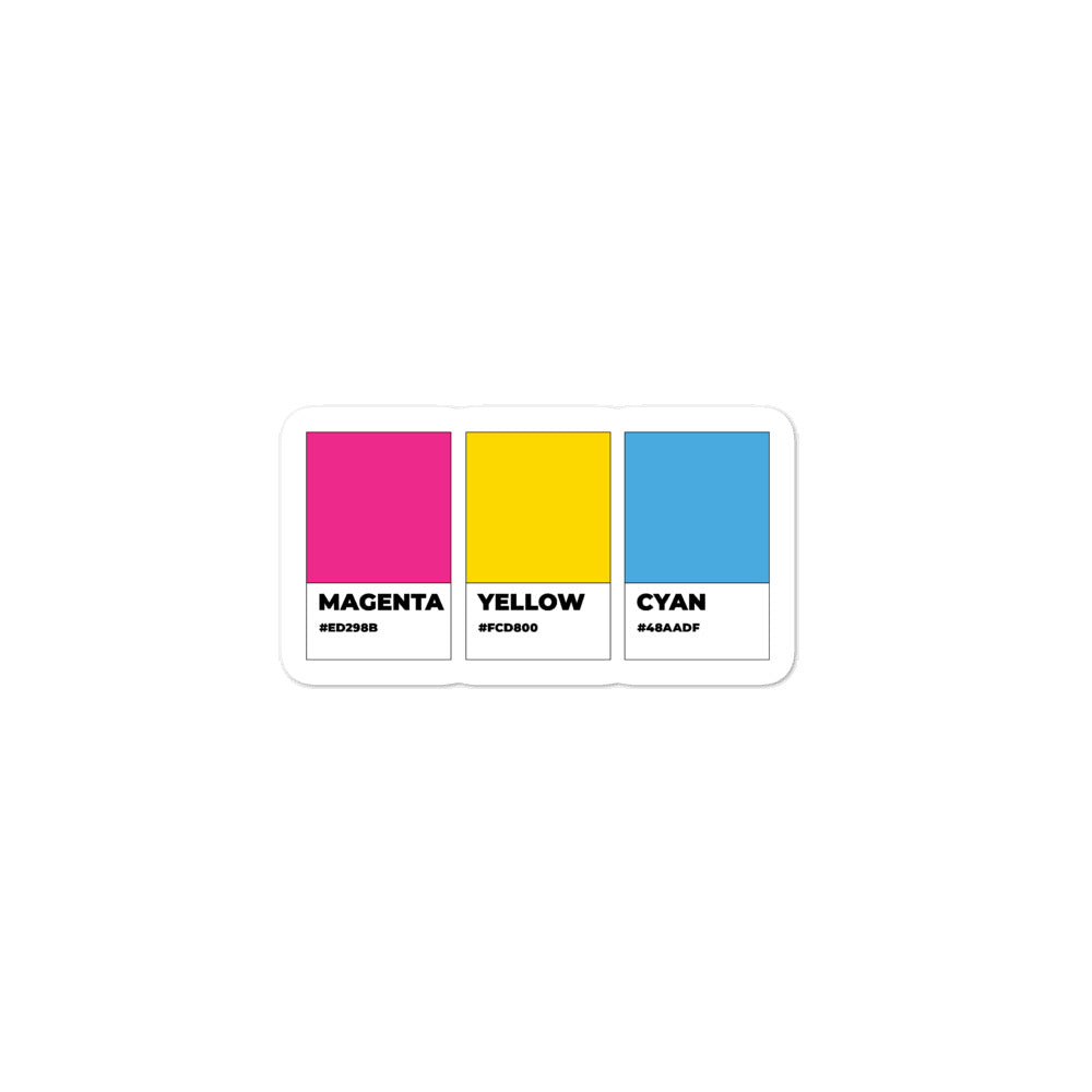 Pansexual Colors Stickers