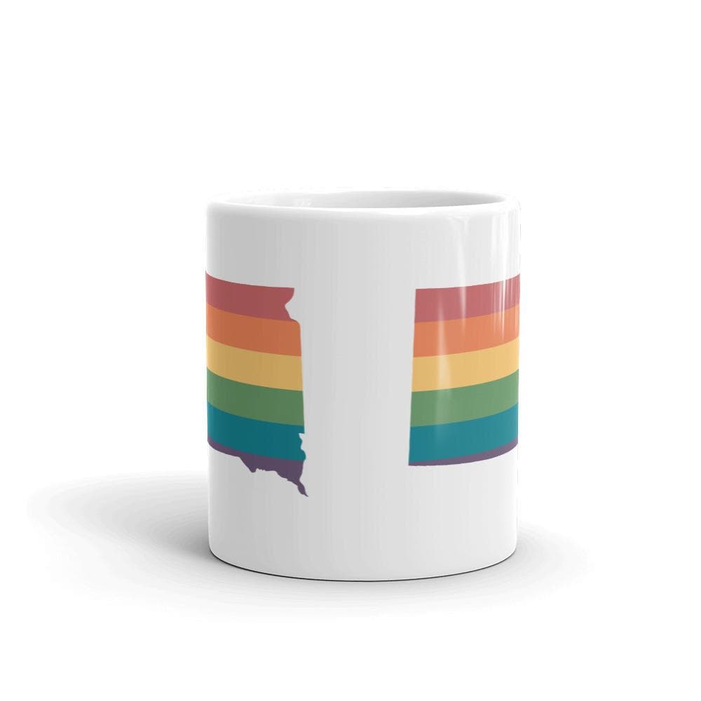 Tasse arc-en-ciel du Dakota du Sud