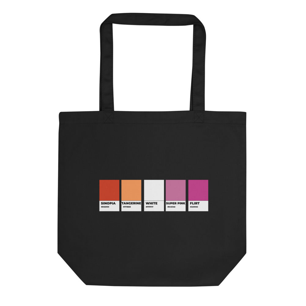 Lesbian Colors Organic Tote Bag