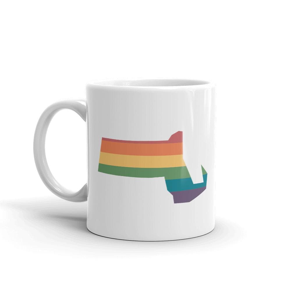 Massachusetts Rainbow Mug