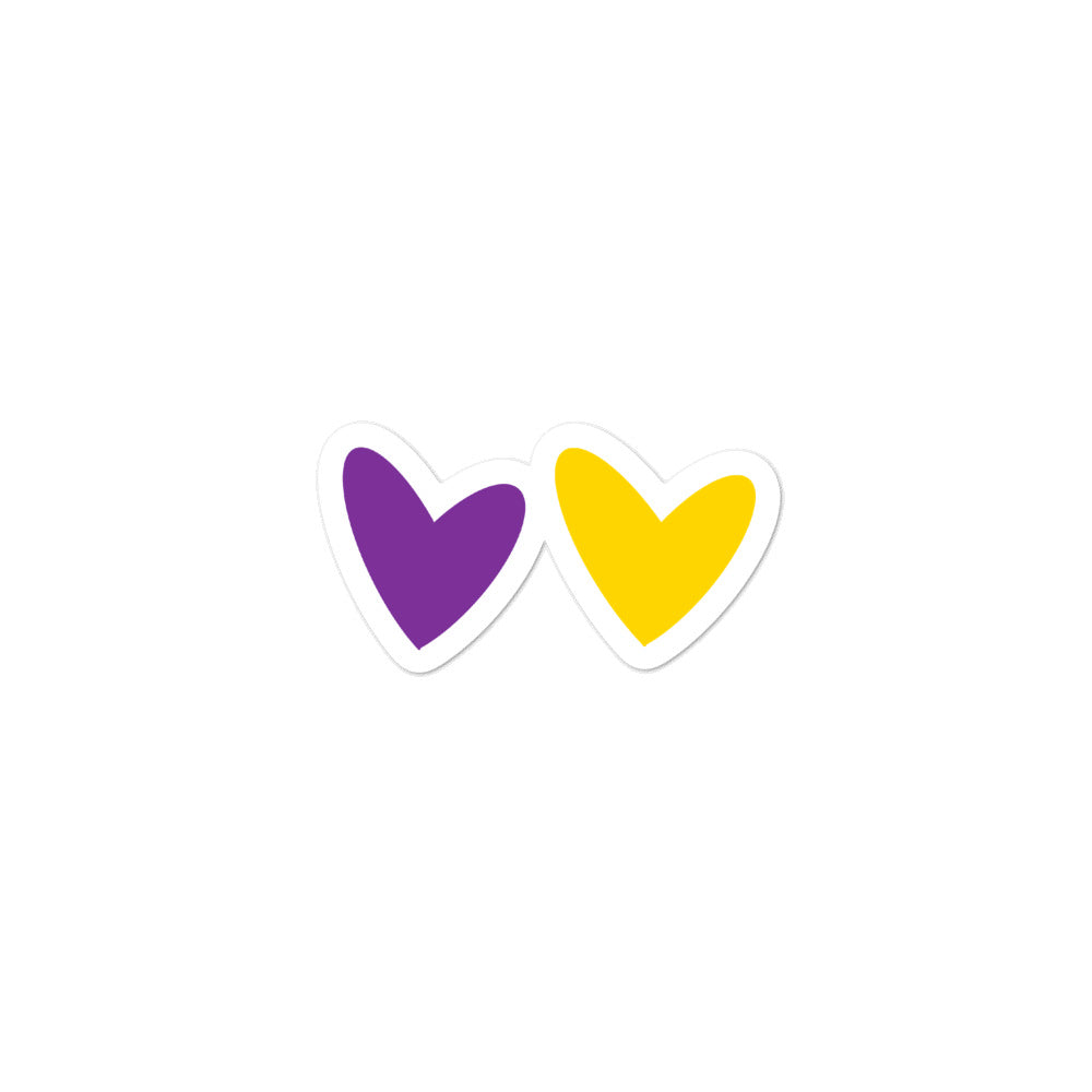 Intersex Hearts Stickers