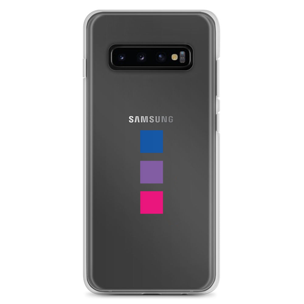 Funda para Samsung con cuadrados bisexuales
