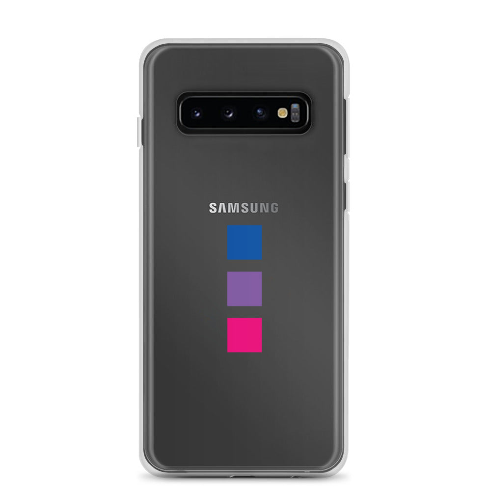 Funda para Samsung con cuadrados bisexuales