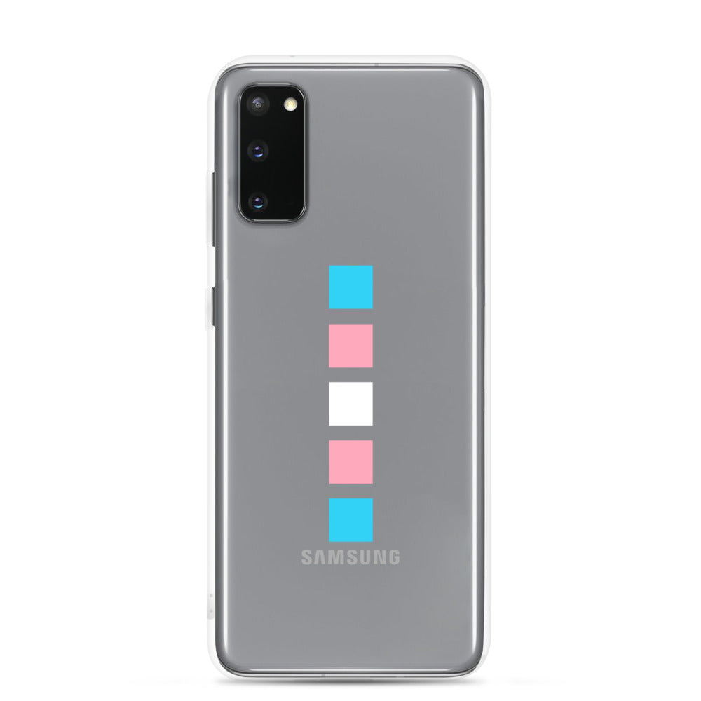 Funda para Samsung con cuadrados trans