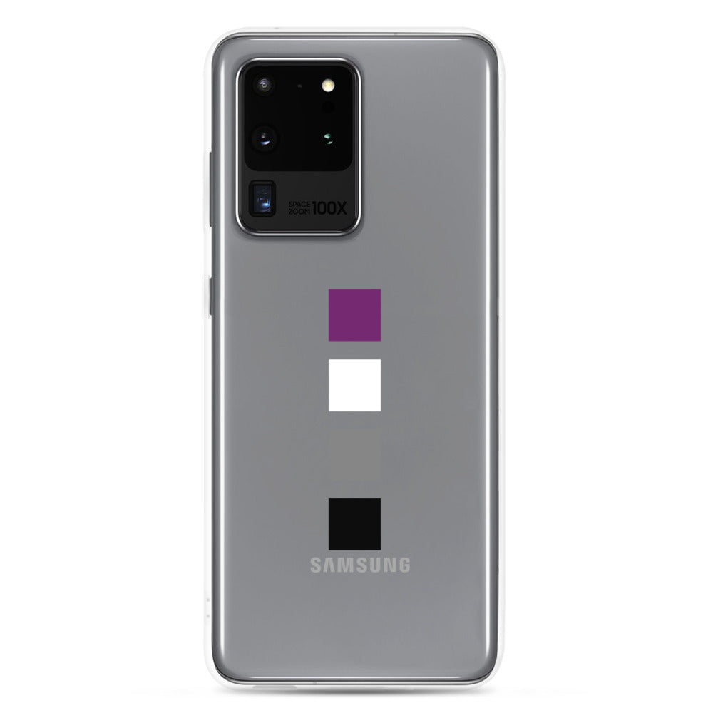 Funda para Samsung con cuadrados asexuales
