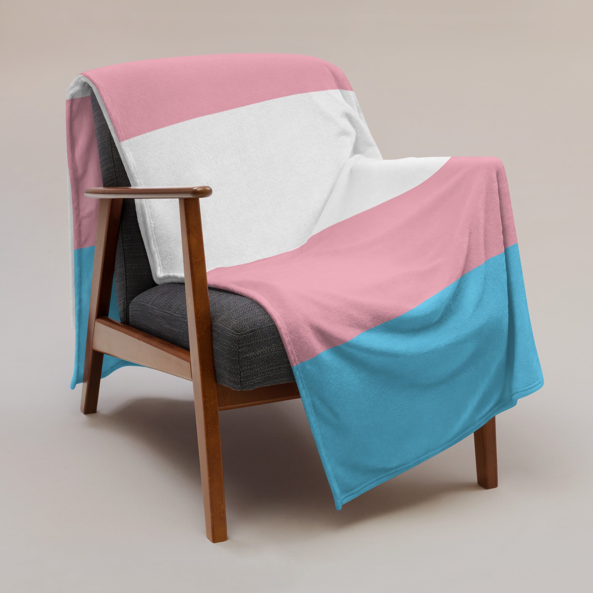 Trans Pride Throw Blanket
