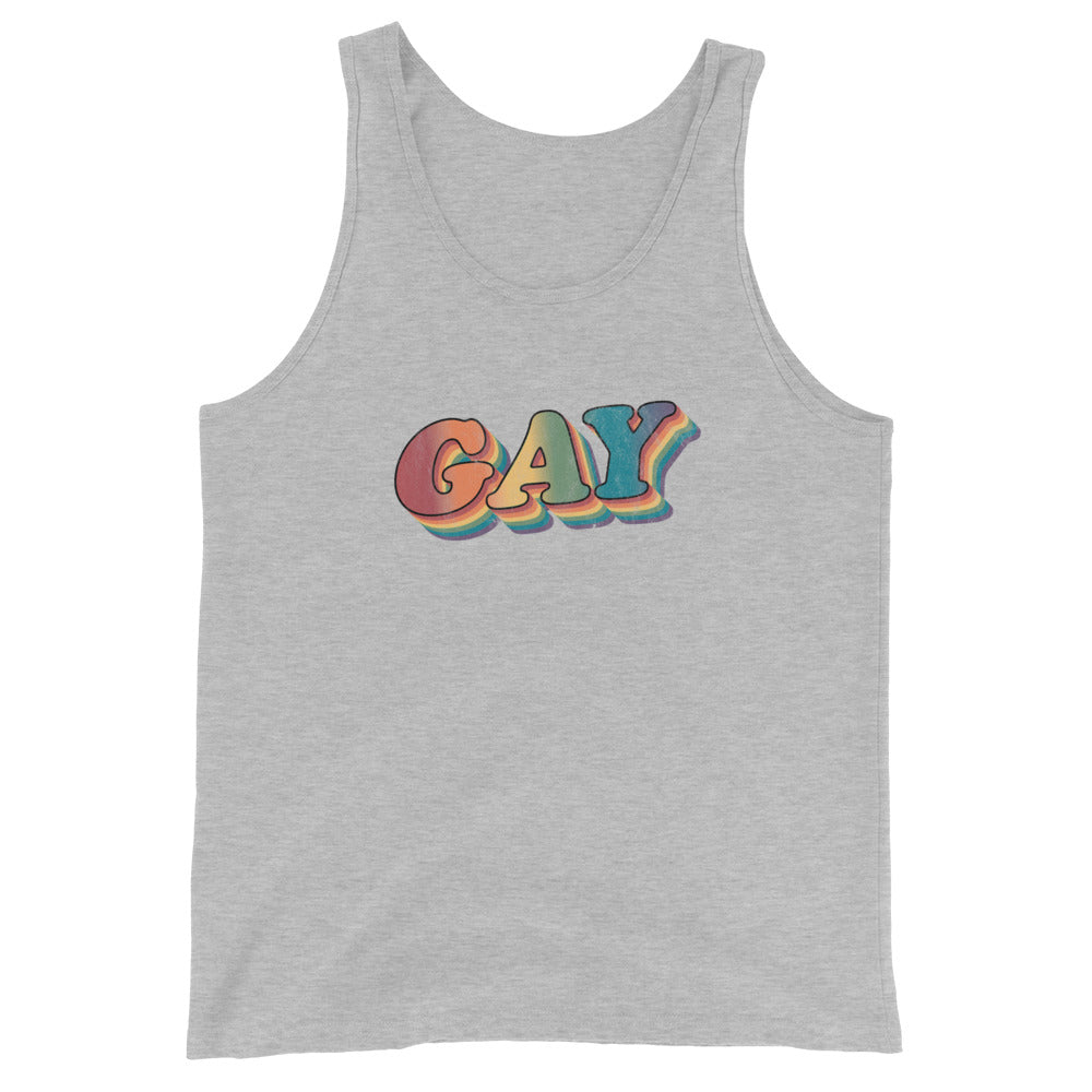 Retro Gay Unisex Tank Top