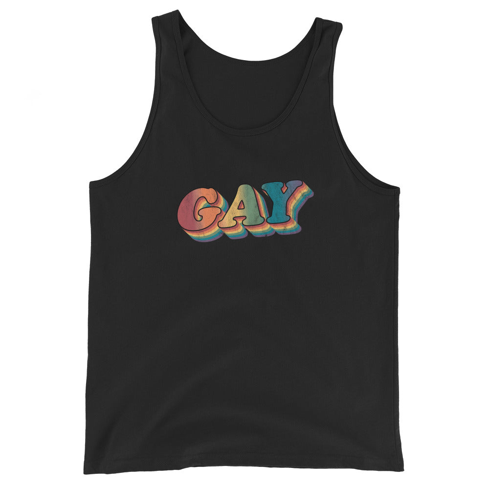 Retro Gay Unisex Tank Top