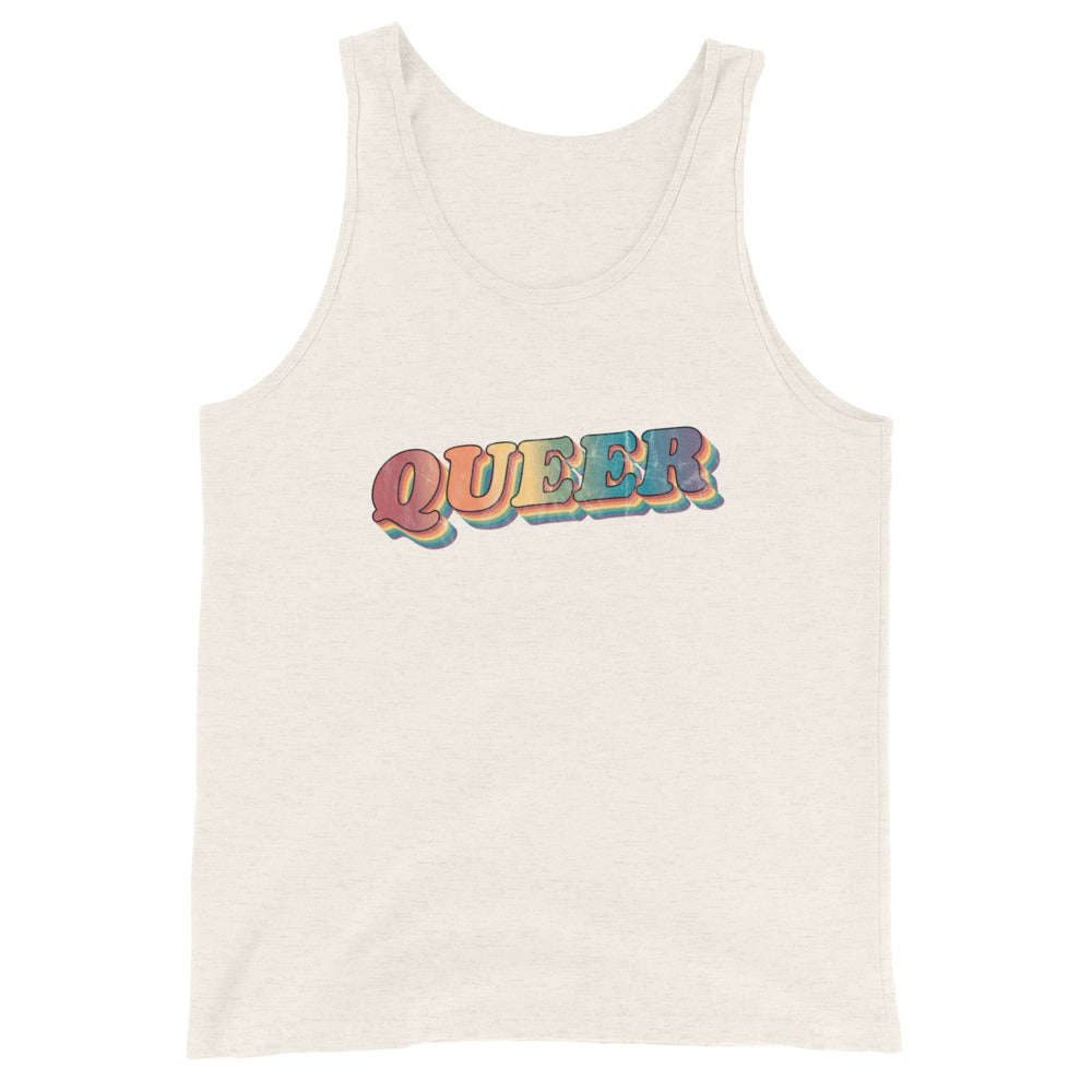 Retro Queer Unisex Tank Top