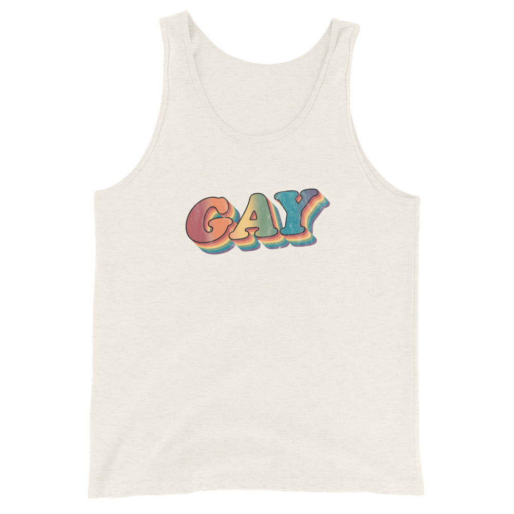 Retro Gay Unisex Tank Top