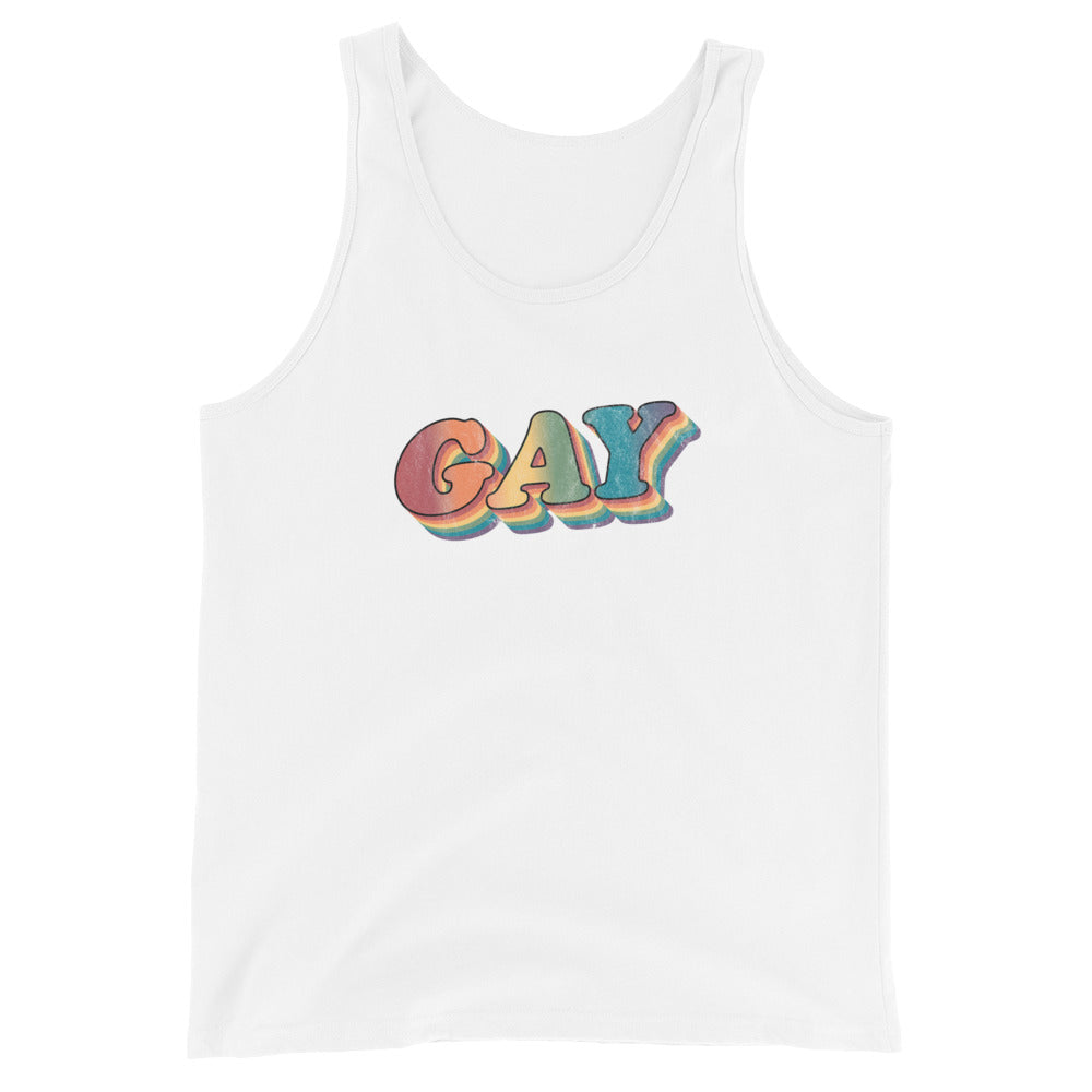 Retro Gay Unisex Tank Top