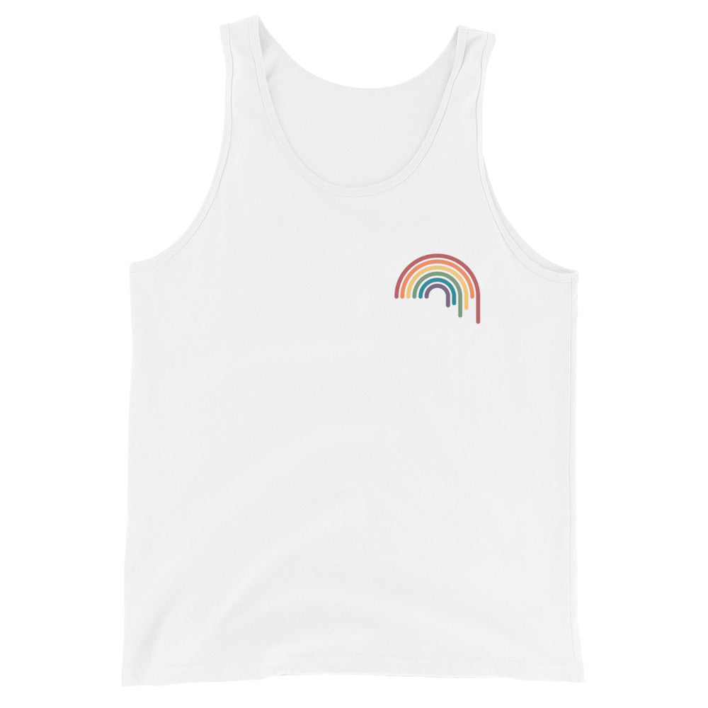 Rainbow Drip Unisex Tank Top