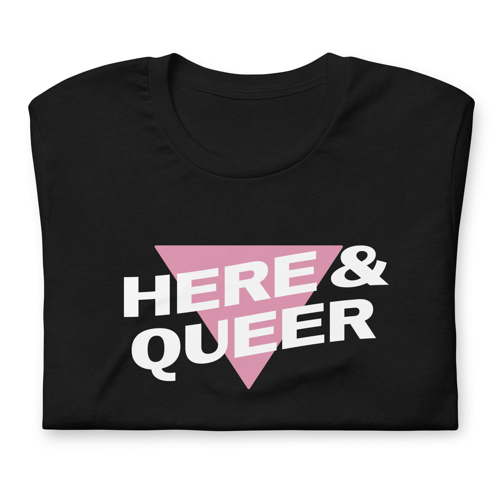 Camiseta unisex Aquí y Queer