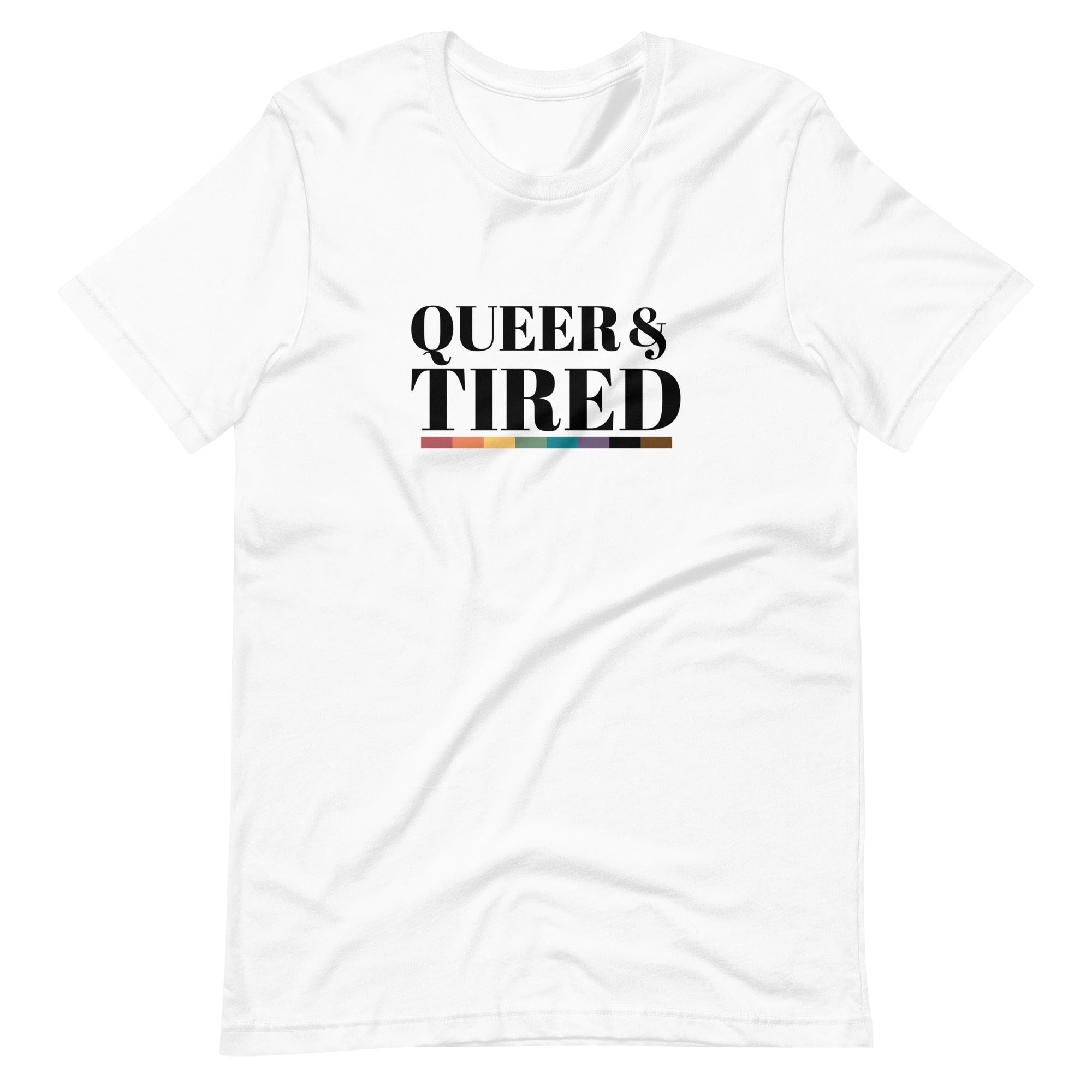 Camiseta unisex Queer &amp; Tired