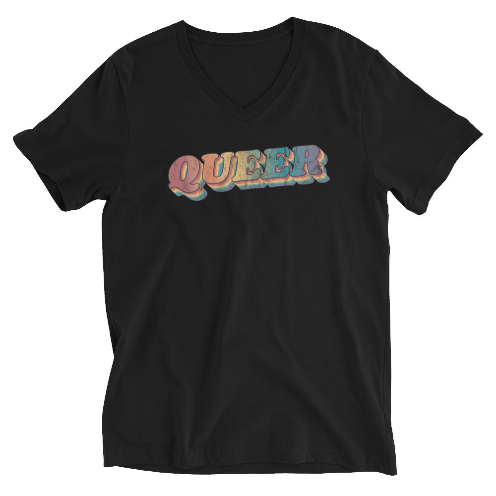 Retro Queer Unisex V-Neck