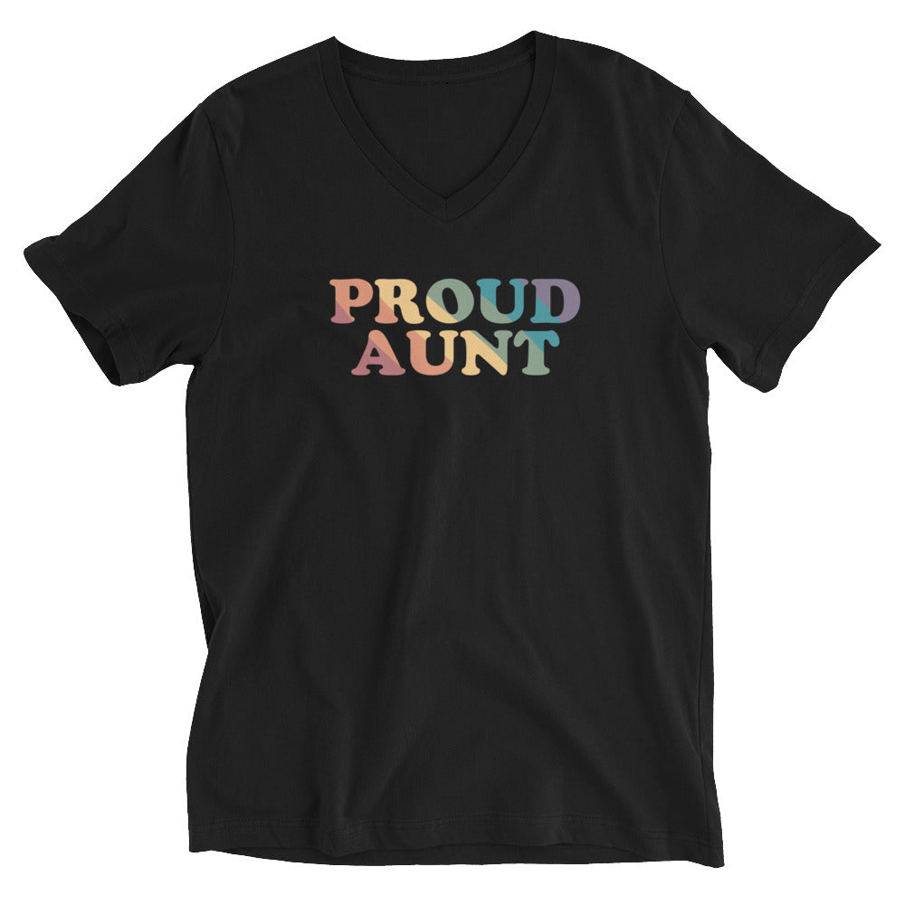 Proud Aunt Unisex V-Neck