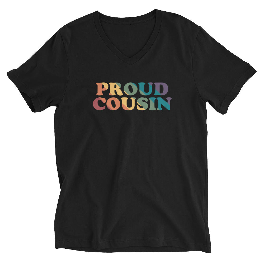 Camiseta unisex con cuello en V de Primo orgulloso