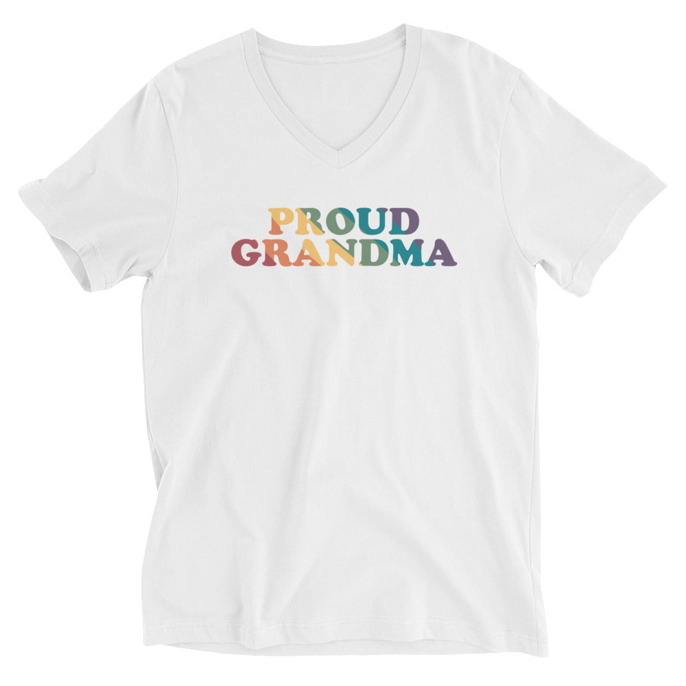 Proud Grandma Unisex V-Neck