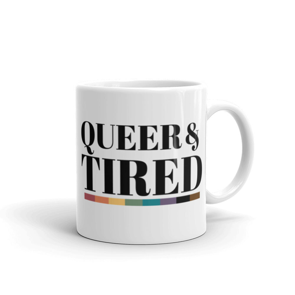 Queer & Tired mug