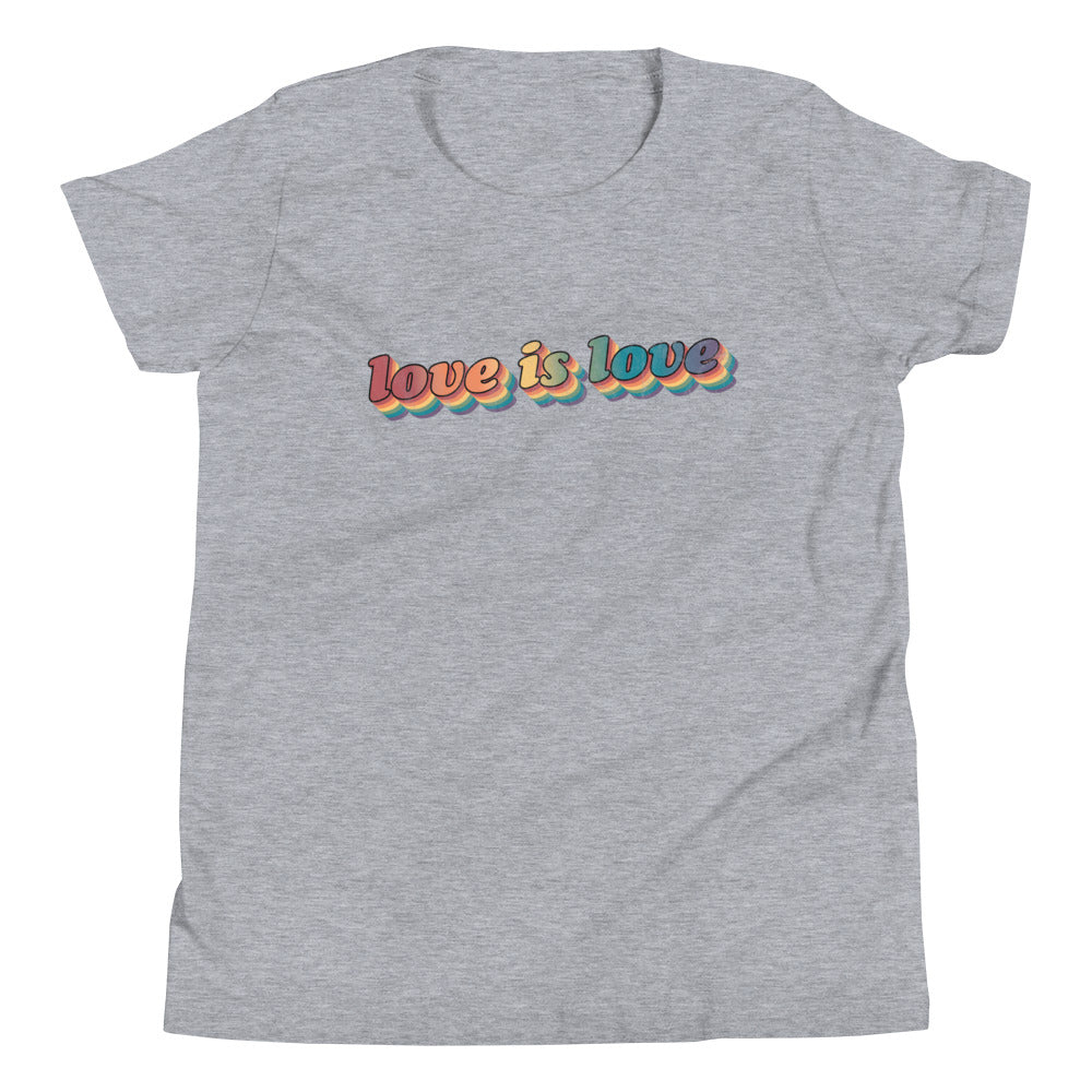 Retro Love is Love Youth T-Shirt