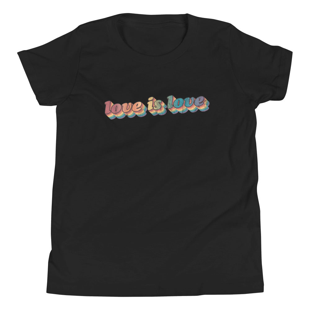 Retro Love is Love Youth T-Shirt