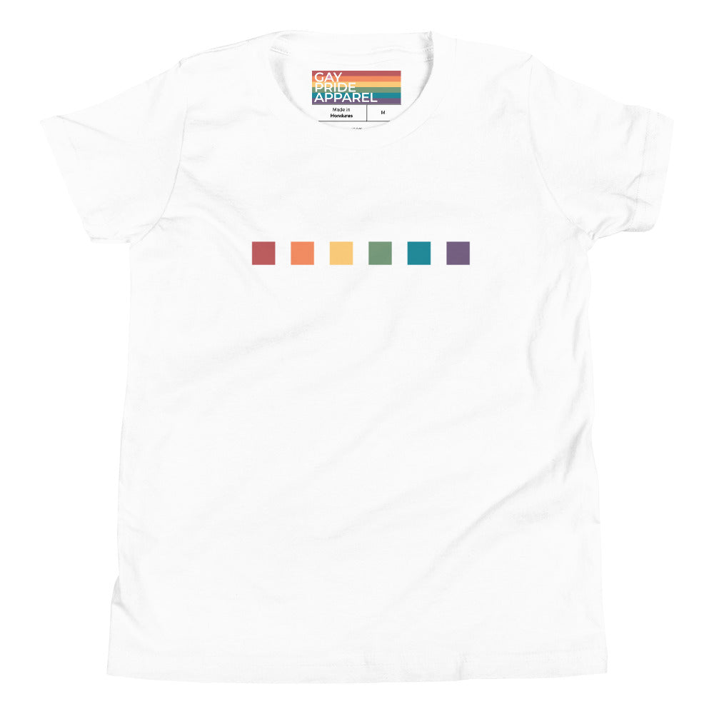 Rainbow Squares Youth T-Shirt